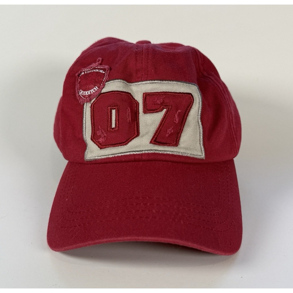 HARRY POTTER Gryffindor Quidditch Hogwarts 07 Baseball Cap Adult Red O/S Dad Hat